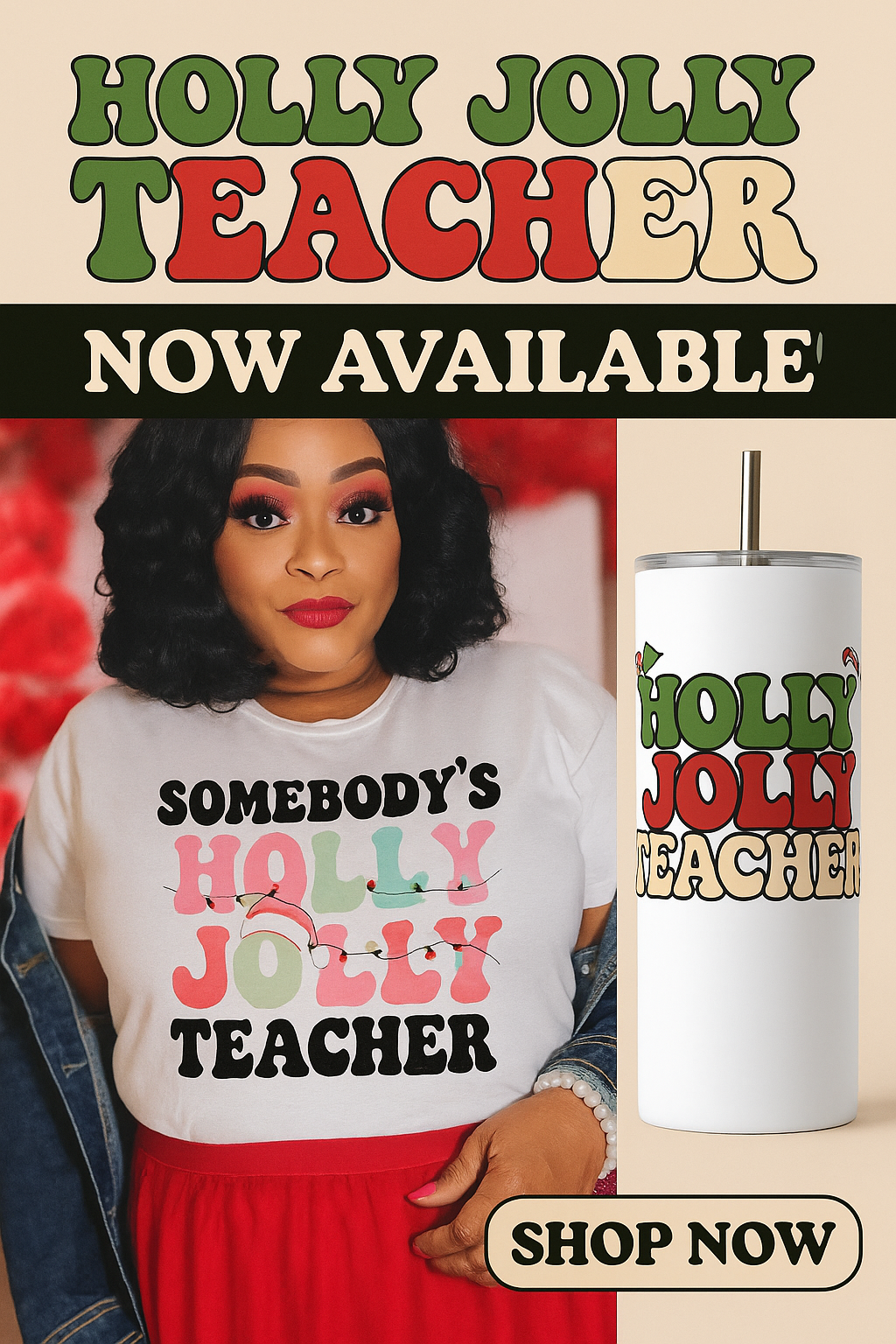 Holly Jolly Teacher Gift Set