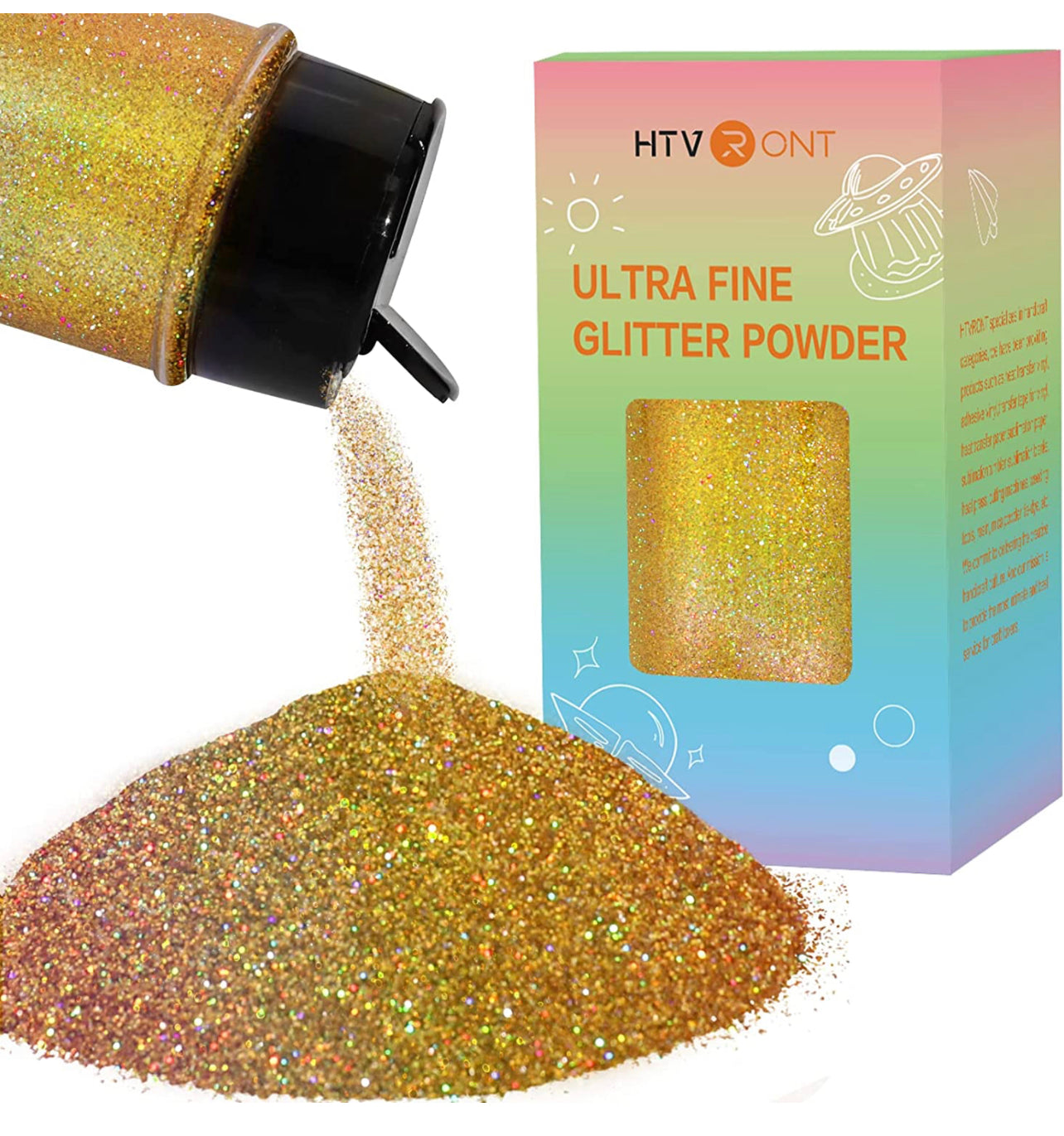 Glittered Wine Glasses (Stemless)
