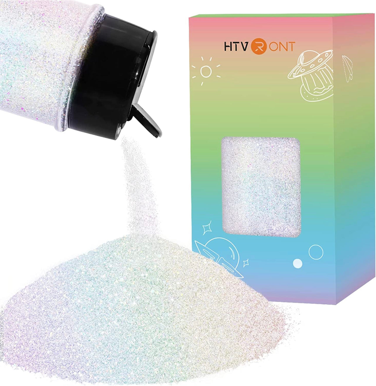 Glittered Wine Glasses (Stemless)