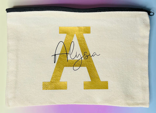 Personalized Name and Initial bag