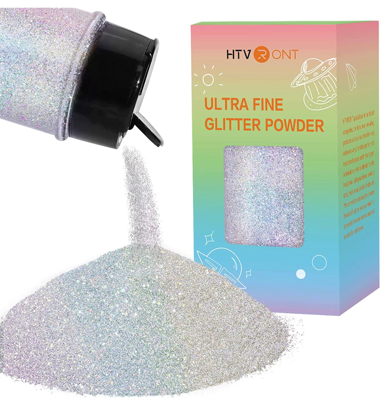 Glittered Wine Glasses (Stemless)
