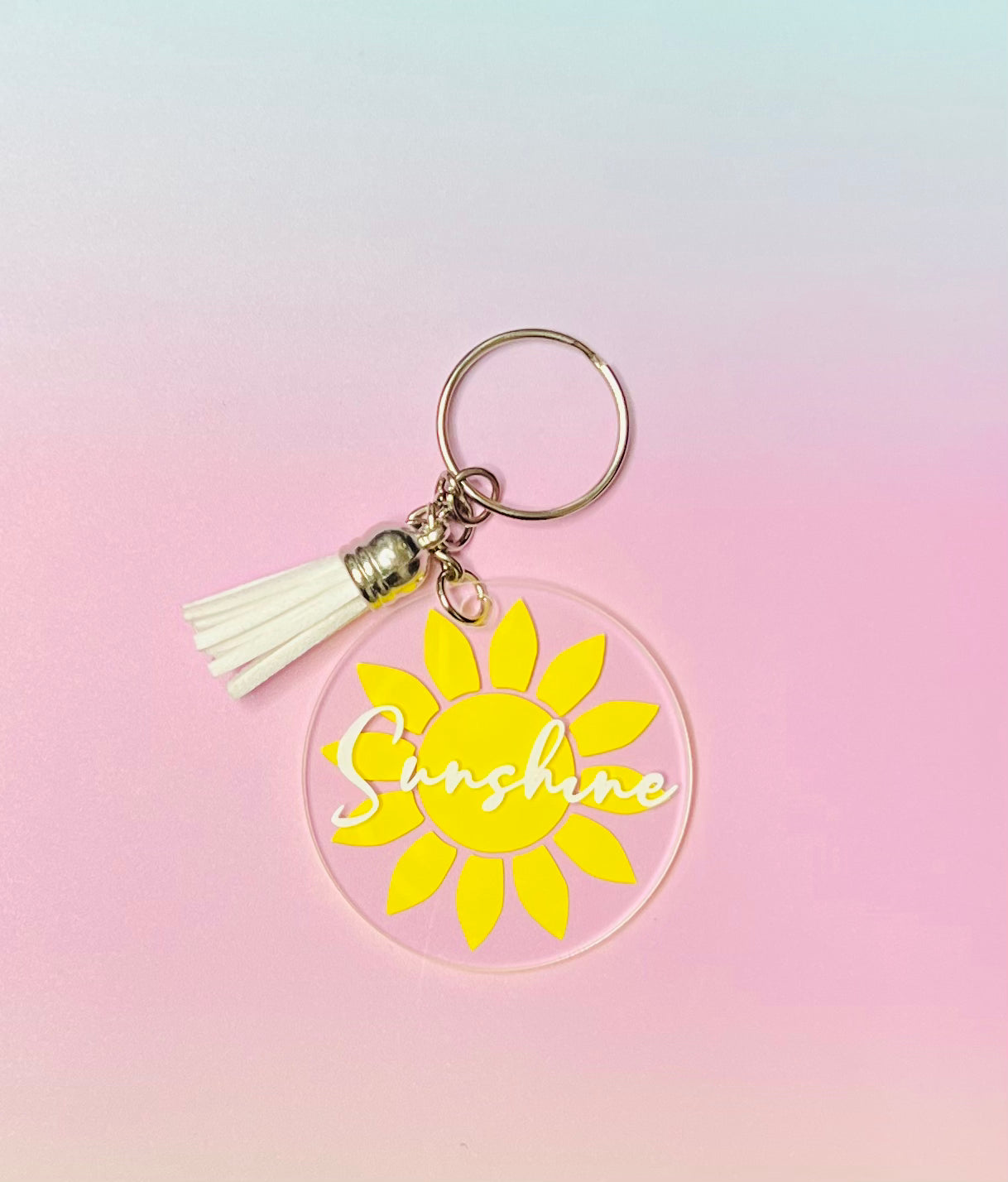 Sunflower Keychain